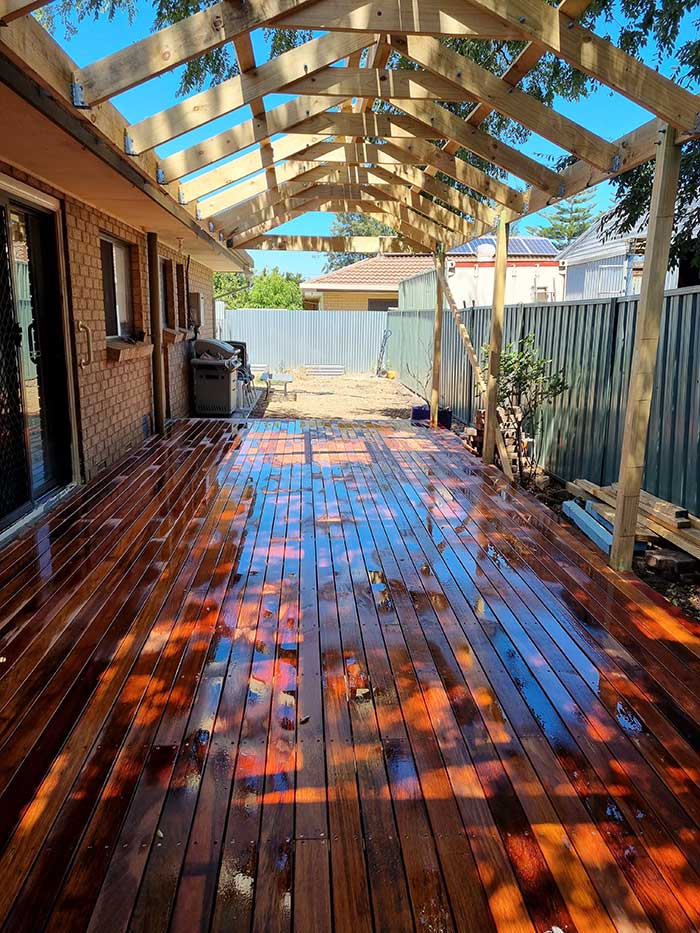 decking installation vitucci carpentry adelaide